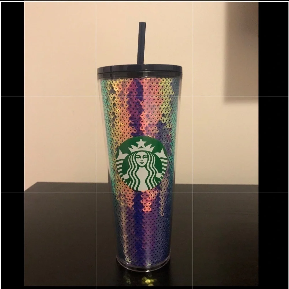 Starbucks Dark Sequin Venti Tumbler